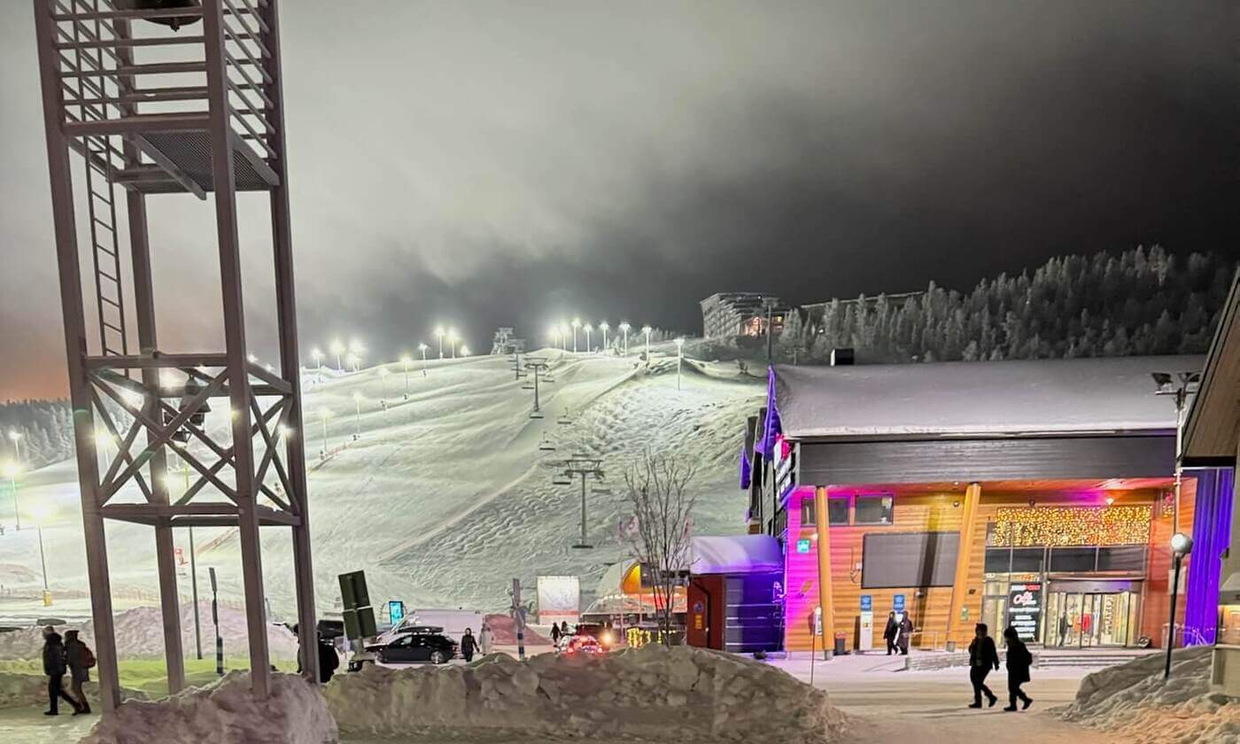 Zero Point and Levi’s floodlit Front Slopes